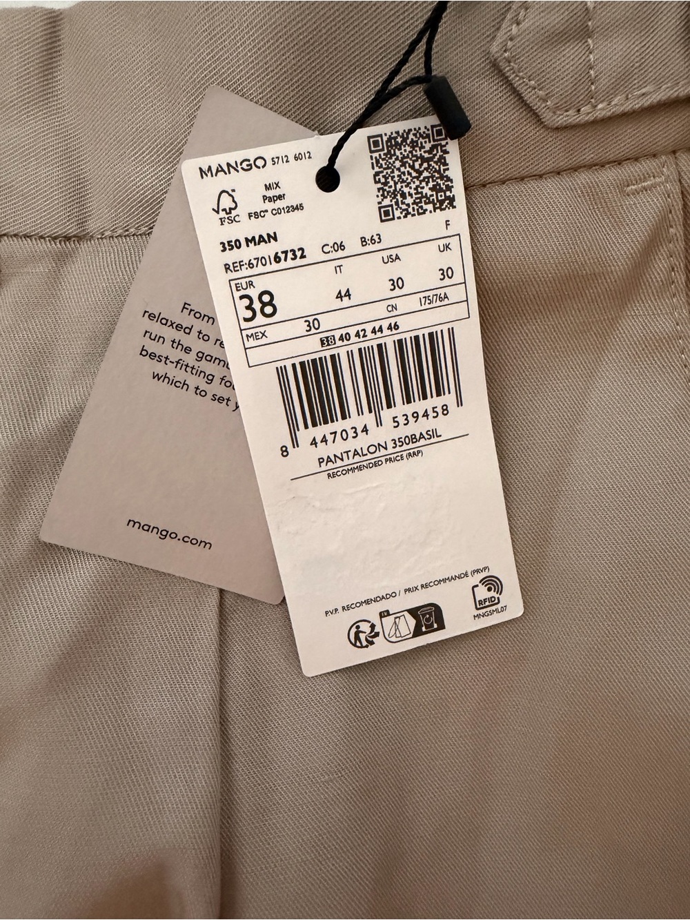 Mango Men’s Linen-Blend Pleated Pants - Picture 11 of 16